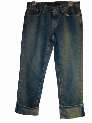 WOMEN'S CALVIN KLEIN FLOOD JEANS SIZE 6 (BLUE DENIM) product image