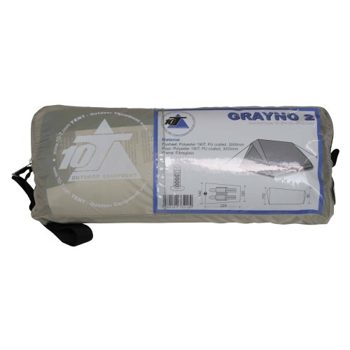 10T GRAYNO Tente 2 personnes Gris