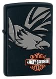 Zippo Harley-Davidson Eagle Lighter (Black, 5 1/2 x 3 1/2 cm)