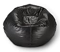 Ace Bayou  Black Matte Round Large Bean Bag