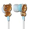 Ankit 'Naughty Teddy' Teddy Bear Earphones - Ergonomic Noise-Isolating with G-Bass Technology