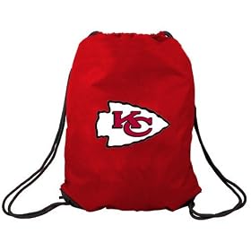 Kansas City Chiefs Red Nylon Drawstring Backpack