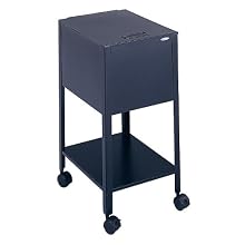 Safco Economy Mobile Tub File, Letter Size Gray