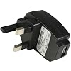 Black Mains USB Travel Charger