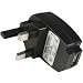 Black Mains USB Travel Charger