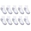 Boys' Hanes&reg; 10-pk. Ankle Socks White/Gray
