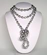 HinsonGayle Ultra-Luster Silver Gray Free-Form Baroque Cultured Pearl Rope Necklace