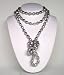 HinsonGayle Ultra-Luster Silver Gray Free-Form Baroque Cultured Pearl Rope Necklace