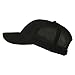 Air Mesh Polyester Cap - Black