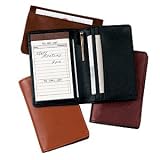 Royce Leather Deluxe Note Jotter Organizer (Black)