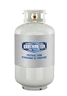 Worthington 303954 30-Pound Steel Propane Cylinder With Type 1 With Overflow Prevention Device Valve