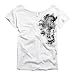 FOX Racing Juniors 54714 PHOENIX COLD SHOULDER Tee T-Shirt White M
