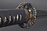 Fully Handmade Damascus Japanese Samurai Fan Katana sword #270