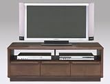 ローTVボード フット　BR　ブラウン　幅120