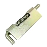 uxcell スプリングラッチ　バレルボルトラッチ　ロックツール　長さ8cm　メタル