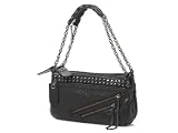 Hype Anya Shoulder Clutch in Black