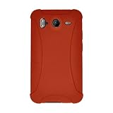 Amzer Silicone Skin Jelly Case for HTC Inspire 4G - Orange