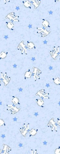 Picture of Cozy SheetWorld Fitted Pack N Play (Graco Square Playard) Sheet - Baby Lambs - Made In USA PP3636-W648 (Playard Bedding)