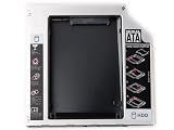 Produkt-Bild: Tinxi 2.HDD/SSD Adapter f&uuml;r SATA Festplatte und alle Notebook mit SATA 12,7mm Laufwerkschacht z.B. HP Pavilion DV4 DV5 DV6 DV7,CompaQ 620 625 635,Samsung R560 ,NP Serie, Acer Aspire ,Extensa 5230E 7630G, TravelMate 7740G 5740Z,Toshiba Qosmio X300 Tecra M10,Satellite A660 L650D,Asus M N F G B X Serie,Fujitsu Siemens Esprimo Mobile,Sony Vaio VGN-BZ26M,VPC Serie