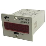 uxcell デジタル カウンター リセッタ AC220V 6桁 パネル エレクトリック LED