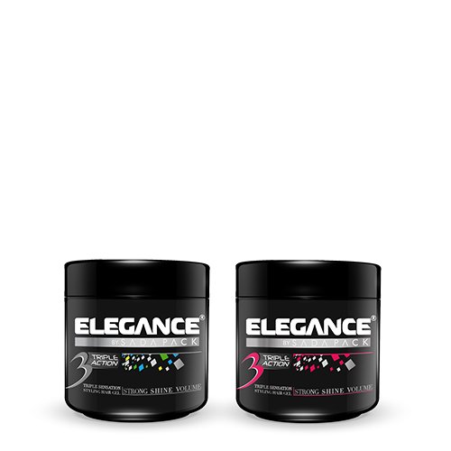 Elegance Triple Action (Strong Hold) 2 Pack (17.6 Oz)
