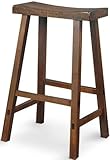 Whitewood 1S61-683 Saddle Seat Stool - 29" Walnut