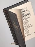 Produkt-Bild: Luther, Martin.- Sch&auml;fer (Ill.).- Die Bibel oder die ganze Heilige Schrift des Alten u. Neuen Testaments. Neu durchgesehen n. d. vom Deutschen Evangelischen Kirchenausschu&szlig; genehmigten Text. Mit (vielen) Bildern von Rudolf Sch&auml;fer (im Text und auf Bildseiten). Hrsg. von der S&auml;chsischen Hauptbibelgesellschaft und der Privileg. W&uuml;rttembergischen Bibelanstalt. Stgt., Priv. W&uuml;rttemberg. Bibelanstalt, 1929. 4&deg;. 1138, 396, 76 (1) S., 8 Bll. (Familienchronik), 4 Ktn. Leinen.