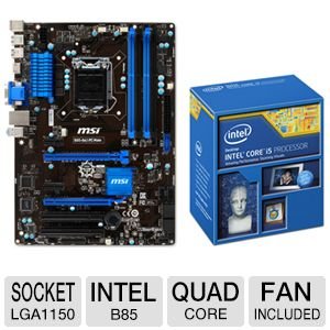 MSI B85-G41 PC MATE Intel B85 Motherboard Bundle On Sale