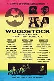 Woodstock Poster ~ Lineup Including Grateful Dead, Jimi Hendrix, Janis Joplin ~ 40th Anniversary Edition ~ 24x36