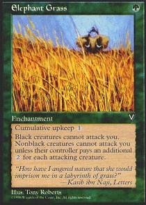 Magic: the Gathering - Elephant Grass - Visions