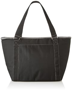 Picnic Time Topanga Insulated Cooler Tote, Black