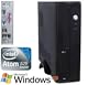 PC-Systeme Slim-Tec Atom 525, Design Slim Office PC Mini ITX, Atom 525, DualCore! +Hyperthreading (2x1,8 GHz), Intel NM10 Express Chipsatz, 500GB SATA II, 2048MB DDR3, Intel GMA 3150, DVD-RW, Sound, LAN, Windows XP Professional, Mini-ITX Tower (Silent)
