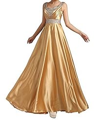 Empire   Waistline Silk Cocktail Floor Length Sequined Lace Evening Dress/Prom Dress/Wedding Party Dress 