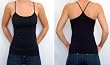 Boob-eez style #026 Super-soft Racerback Layering Tank Black