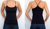 Boob-eez style #026 Super-soft Racerback Layering Tank White