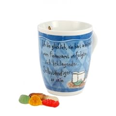 Berufstasse Selbst�ndiger gef�llt mit Fruchtgummi