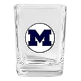 Set of 2 Michigan Wolverines Square Shot Glass - NCAA College Athletics - Fan Shop