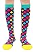 CompressionZ 20-30 mmHg Compression Socks Men & Women - Knee High Support Stockings (Urban Dots, Large)