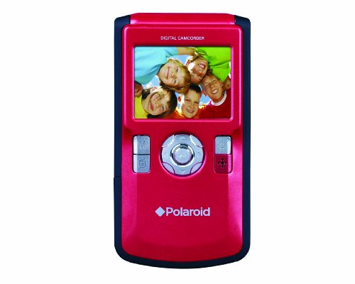 Polaroid DVF-130RC USB Digital Camcorder with 2.0-Inch LCD Display (Red)