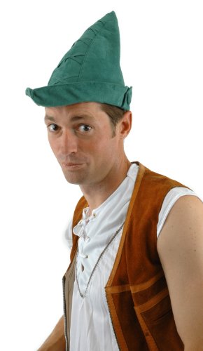 Elope Robin Hood Hat, Green, One Size  