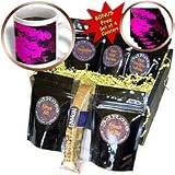 Yves Creations Florals and Bouquets - Vibrant Pink Flowers - Coffee Gift Baskets - Coffee Gift Basket