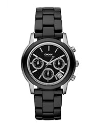 DKNY Chronograph Carbon Coated Ceramic Ladies Watch NY8314