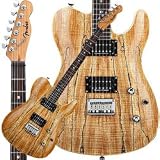 Fender Special Edition Custom Spalted Maple Tele® Electric Guitar, Natural, Rosewood Fretboard