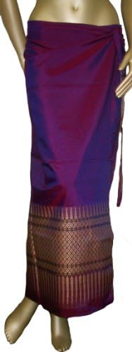 Womens 'Shades of India' Maroon Sarong Wrap - One Size Fits All