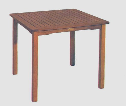 Gartentisch Georgia, Holztisch, quadratischer Tisch
