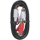 RCA AH96PBN 6 feet Piggyback Stereo Audio Cable