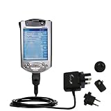 International Wall / AC Charger for the Compaq iPAQ 3835 - Gomadic Brand w/ TipExchange Technology