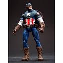 Marvel Legends Series VIII (8) Ultimate Classic 7 Inch Action Figure - Captain America without Gray Stripe on the Pants and with Wings on Head Variant
