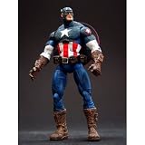  : Marvel Legends Series VIII (8) Ultimate Classic 7 Inch Action Figure - Captain America without Gray Stripe on the Pants and with Wings on Head Variant