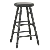 Review Carolina Chair & Table 1S36-4924 / Carolina Cottage 24-Inch Swivel Top Verona Stool, Antique Black